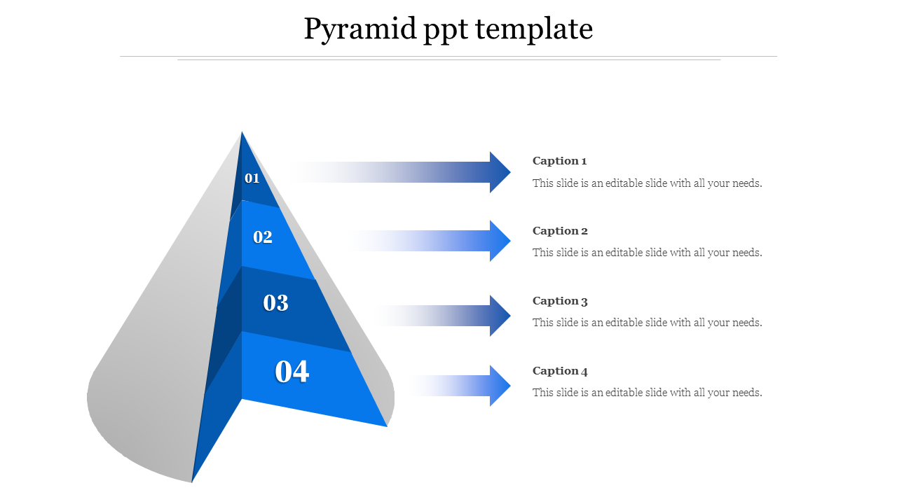 Free - Effective Pyramid PPT Template Presentation Slide Themes